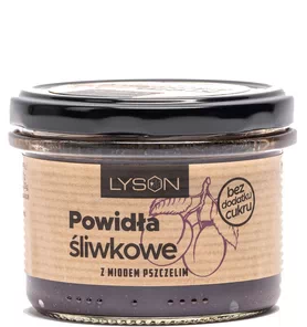 POWIDŁA ŚLIWKOWE Z MIODEM 200G LYSON