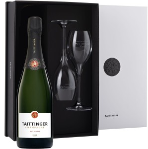 Szampan Taittinger Brut Reserve + 2 kieliszki 0,75L / 12,5% 