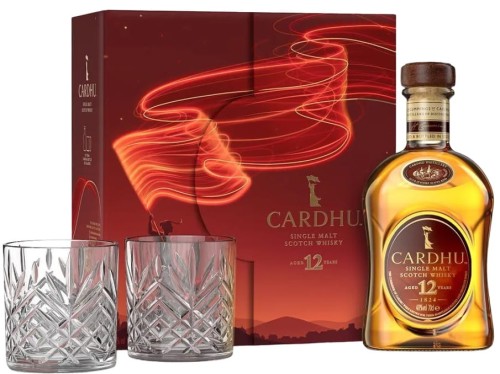 Cardhu 12 yo + szklanki