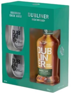 Whiskey The Dubliner Bourbon Cask ze szklankami 0,7L / 40%