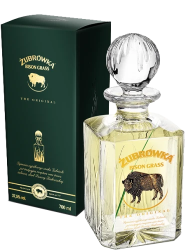 Żubrówka Bison Grass w karafce