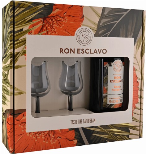 Ron Esclavo Gran Reserva + 2 kieliszki