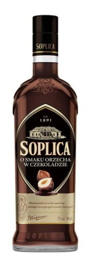 Soplica o smaku orzecha w czekoladzie