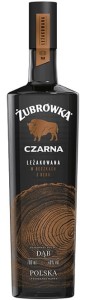 WÓDKA ŻUBRÓWKA CZARNA LEŻAKOWANA W BECZKACH Z DĘBU 0,7L / 40%