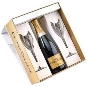 Szampan Canard-Duchene Leonie Brut + 2 kieliszki 0,75L /  12%