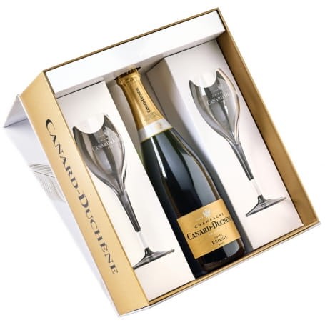 Canard-Duchene Leonie brut + 2 kieliszki