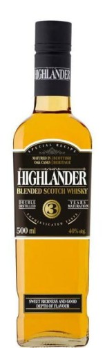 Highlander whisky 0,5L