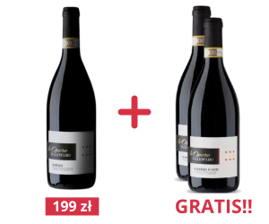 Wino Barolo Le Opere 2018 0,75L / 14%  + GRATIS 2X Wino Barbera d'Asti le Opere 0,75L / 12,5%