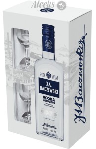 Wódka J.A. Baczewski Monopolowa z kieliszkami 0,7L / 40%