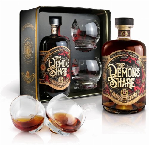 The Demon's Share 12 yo ze szklankami