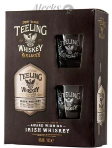 Whiskey Teeling Small Batch Rum Cask ze szklankami 0,7L / 46%