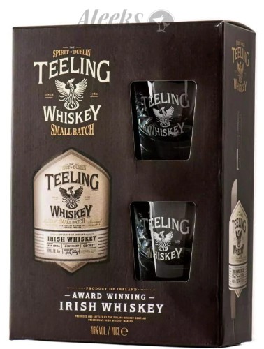 Teeling Small Batch Rum Cask ze szklankami
