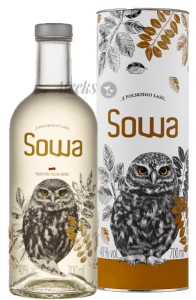 Wódka Dębowa Polska Sowa Golden w tubie 0,7L / 40%