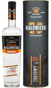 Wódka Specjał Białowieski Mocny Zbożowy tuba 0,7L / 63%