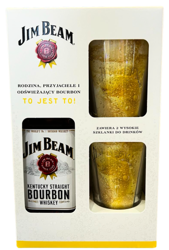 Jim Beam  zestaw ze szklankami