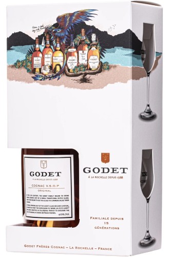 Godet VSOP z kieliszkami
