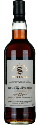 Signatory Benrinnes 13 yo 2011 100Proof