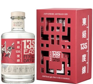 Gin 135 East Hyogo Dry w kartoniku 0,7L / 42%
