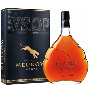 Koniak Meukow VSOP Clear Panther 0,7L / 40%