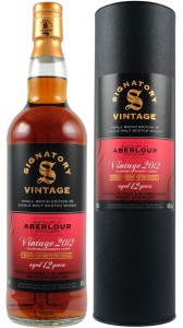 Whisky Signatory Aberlour 2012 12 yo Small batch #10 0,7L / 48,2%