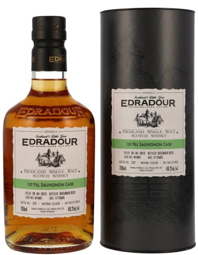 Edradour 11 yo 2012 1st fill Sauvignon Cask #1001