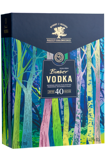 Bimber Wheat Vodka 40 z 2 kieliszkami