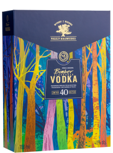 WÓDKA BIMBER STARZONY Z MIODEM - Z 2 KIELISZKAMI 0,7L / 40%