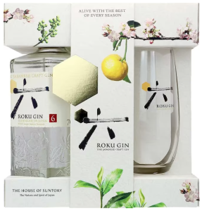 Gin Roku Japanese Craft ze szklanką 0,7L / 43%