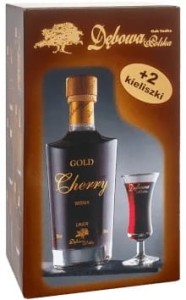 Likier Dębowa Polska Raspberry Malina + 2 kieliszki 0,7L / 20%