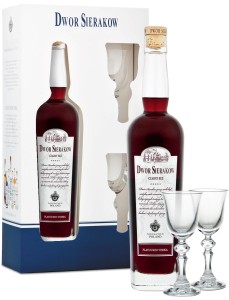 Wódka Dwór Sieraków Czarny Bez + 2 kieliszki 0,7L / 40%