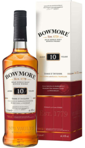 Whisky Bowmore 10 yo Dark & Intense 1L / 40%