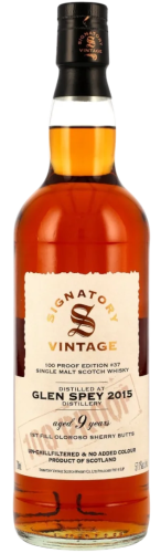 Signatory Glen Spey 2015 9 yo 100Proof #37
