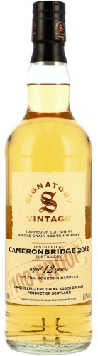 Signatory Cameronbridge 2012 12 yo 100Proof #1