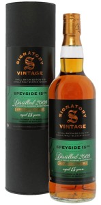 Whisky Signatory Speyside (M) 2009 15 yo Small batch #18 0,7L / 48,2%