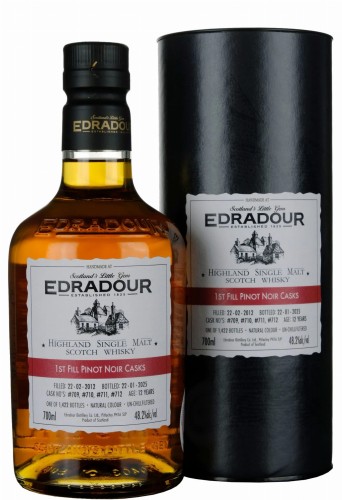 Edradour 12 yo 2012 1st fill Pinot Noir Cask 709-712