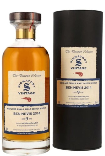 Signatory Ben Nevis 9 yo 2014 Ibisco Decanter