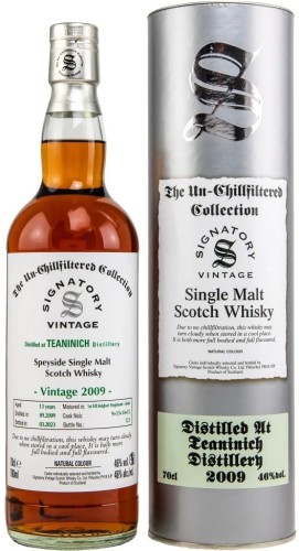 Signatory Teaninich 13 yo 2009 Un-Chillfiltered