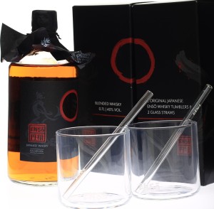 WHISKY ENSO BLENDED + 2 SZKLANKI I SZKLANE SŁOMKI 0,7L / 40%