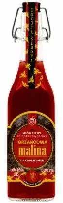 Miód Pitny Półtorak Owocowy Grzańcowa Malina 0,5L / 16%