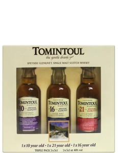 Whisky Tomintoul triple mini pack 3x 0,05L / 40%
