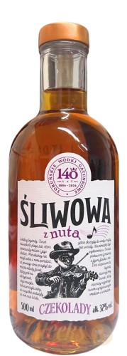Toruńska Śliwowa z nutą czekolady 0,5L