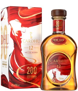 Whisky Cardhu 12 yo Wine Cask 200th Anniversary 0,7L / 40%