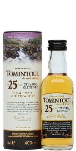 Tomintoul 25 yo 0,05L