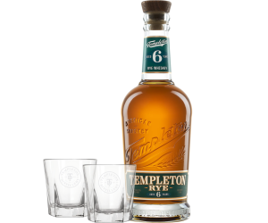 Whiskey Templeton Rye 6 yo 0,7L / 45,75% + 2 szklanki GRATIS