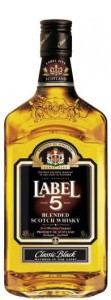 WHISKY LABEL 5 0,5L / 40%