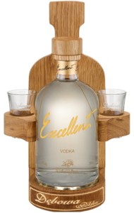 Wódka Dębowa Polska Excellent stojak + 2 kieliszki 0,7L / 40%