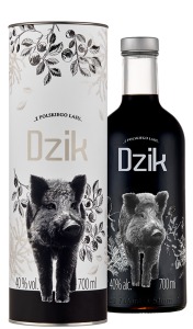 Wódka Dębowa Polska Black Dzik w tubie 0,7L / 40%