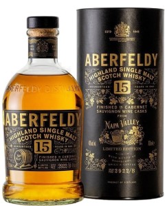 Whisky Aberfeldy 15 yo Cabernet Sauvignon Napa Valley 0,7L / 43%