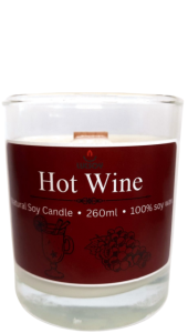 Świeca sojowa naturalna grzane wino 260ml
