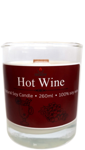 świeca sojowa naturalna grzane wino 260ml
